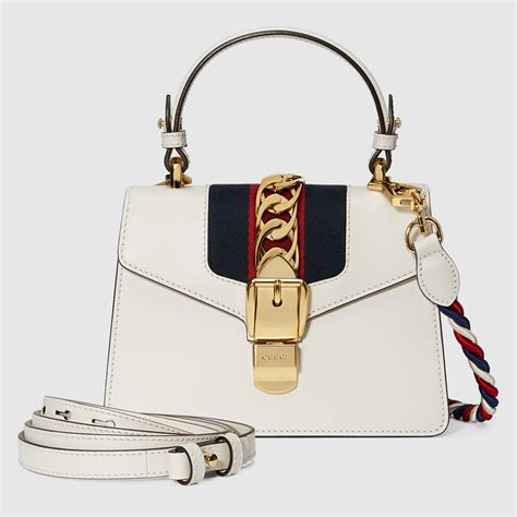 gucci sylvie leather super mini bag|gucci sylvie bag history.